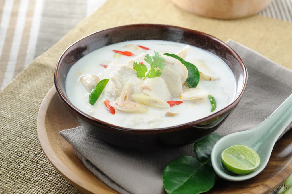 thai tom kha gai original recipe traditonal thailand soup recipes