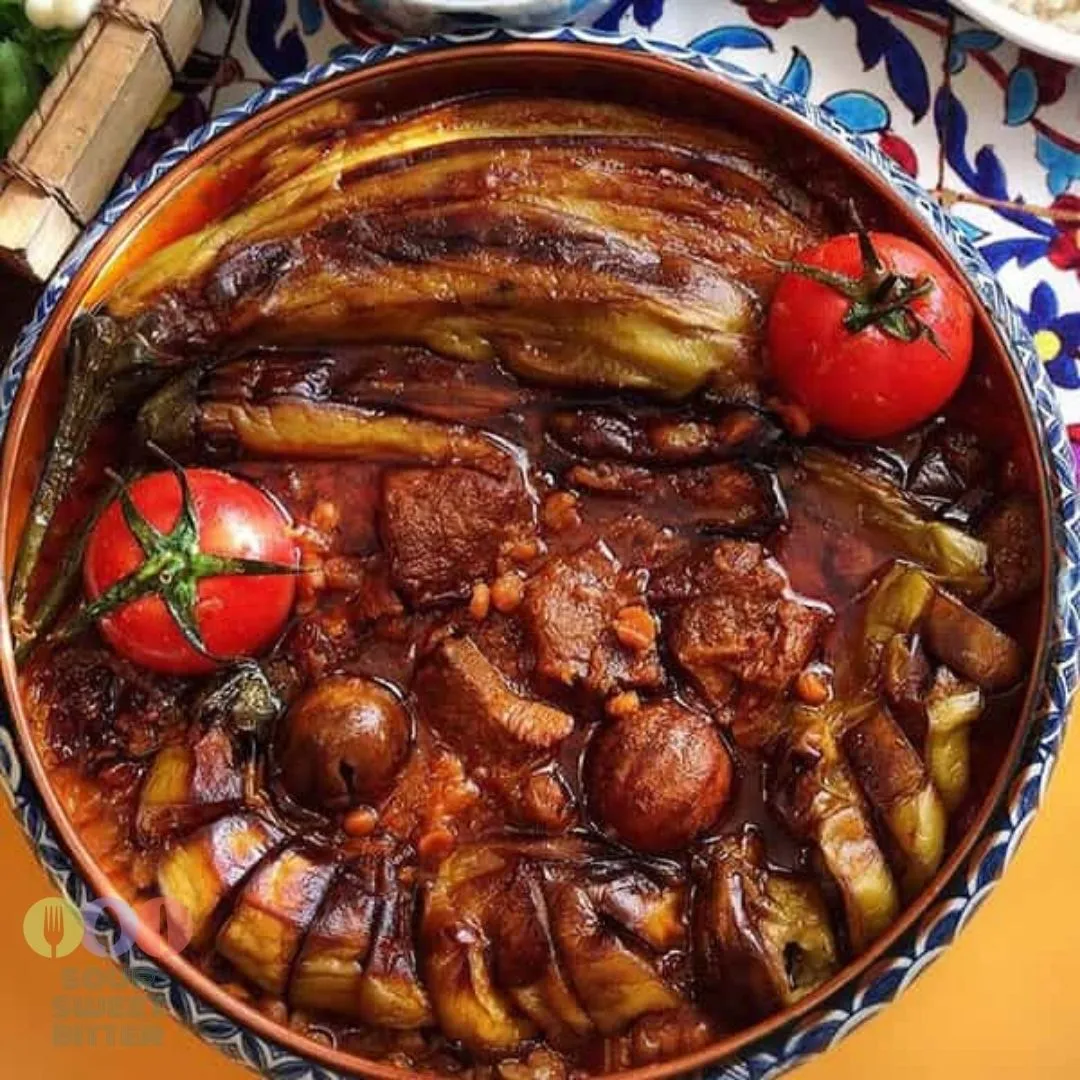 iranian traditional khoresh bademjan recipe traditional persian eggplant stew authentic iran cuisine culinary