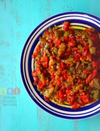 moroccan taktouka recipe traditional morocco tomato salad authentic moroccan cuisine culinary