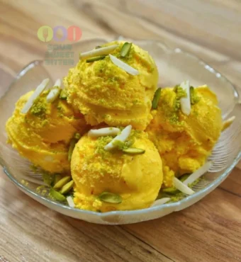 Iranian traditional saffron ice cream bastani recipe authentic iran persian cuisine culinary