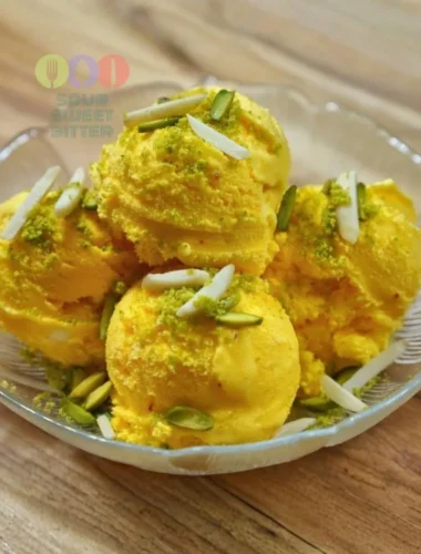 Iranian traditional saffron ice cream bastani recipe authentic iran persian cuisine culinary