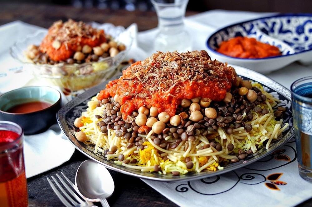Authentic Egyptian Koshari recipe, Traditional Egyptian street food, Homemade Koshari from Egypt, Easy Egyptian dish with lentils and rice, Classic Egyptian comfort food, Egyptian Koshari recipe, Authentic Koshari from Egypt, Traditional Egyptian street food, Homemade Egyptian Koshari, Classic Koshari with lentils and rice