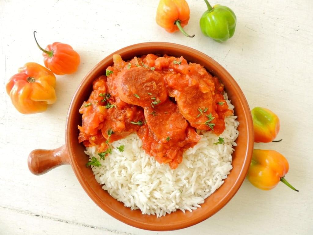 original rougail saucisse authentic recipe traditional seychelles culinary