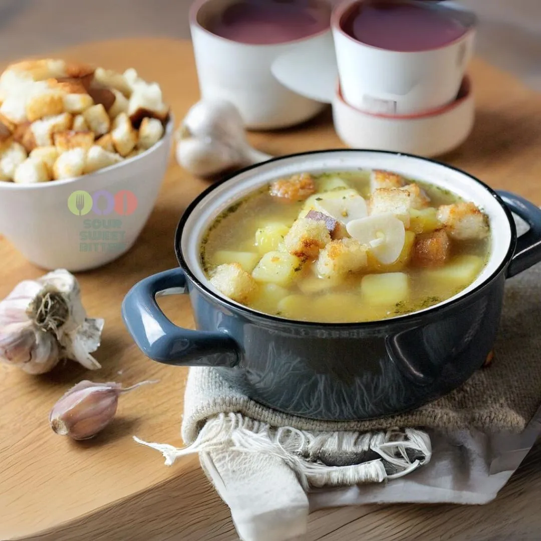 czechia traditional garlic soup cesnecka recipe authentic czech cuisine culinary